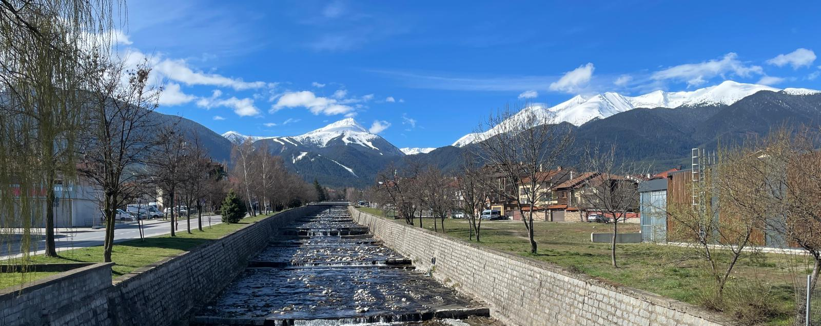 The mountains of Bansko